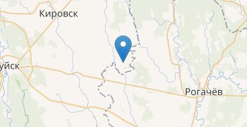Mapa Dubovoe, Kirovskiy r-n MOGILEVSKAYA OBL.