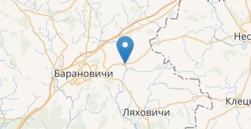 Mapa Sovhoz Adahovschina, Lyahovichskiy r-n BRESTSKAYA OBL.