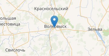 Карта Волковыск