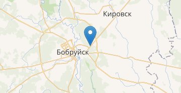 Map Klichev, povorot, Bobruyskiy r-n MOGILEVSKAYA OBL.