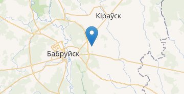 Map Tereshkovo, Bobruyskiy r-n MOGILEVSKAYA OBL.