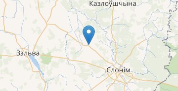 Map Senkovschina, Slonimskiy r-n GRODNENSKAYA OBL.