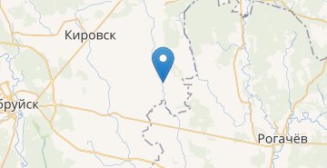 Map Harlapovichi, Kirovskiy r-n MOGILEVSKAYA OBL.