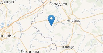 Map Onoshki, Nesvizhskiy r-n MINSKAYA OBL.