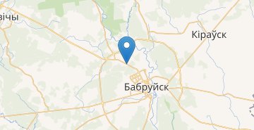 Mapa Kalinino, Bobruyskiy r-n MOGILEVSKAYA OBL.