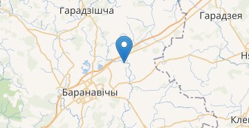 Mapa Kroshin, Baranovichskiy r-n BRESTSKAYA OBL.