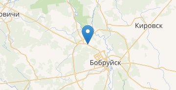 地图 Aeroport, Bobruyskiy r-n MOGILEVSKAYA OBL.