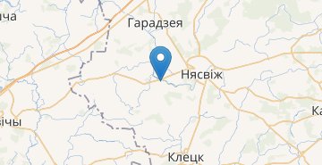 Mapa Malevo, Nesvizhskiy r-n MINSKAYA OBL.