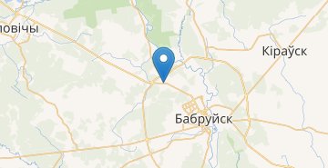 Мапа Сычково, Бобруйский р-н МОГИЛЕВСКАЯ ОБЛ.