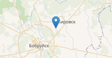 Map Stolpische, povorot, Kirovskiy r-n MOGILEVSKAYA OBL.