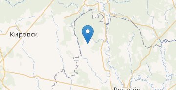 Map Krushinovka-1, Rogachevskiy r-n GOMELSKAYA OBL.