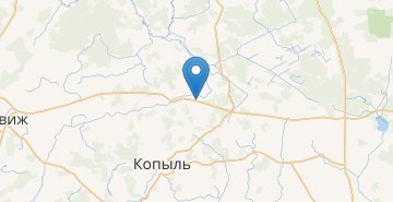 Map Sloboda-Kuchinka, Kopylskiy r-n MINSKAYA OBL.