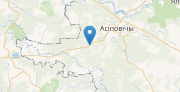 Map Pobokovichi, Osipovichskiy r-n MOGILEVSKAYA OBL.