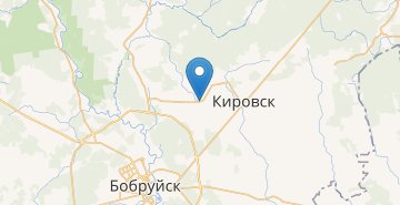 Map Kozulichi, Kirovskiy r-n MOGILEVSKAYA OBL.