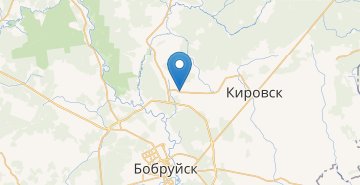 Map Kurgany, Kirovskiy r-n MOGILEVSKAYA OBL.