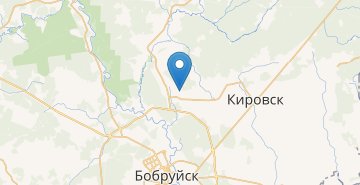地图 Vlasovichi, Kirovskiy r-n MOGILEVSKAYA OBL.