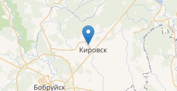 Mapa Selische, Kirovskiy r-n MOGILEVSKAYA OBL.