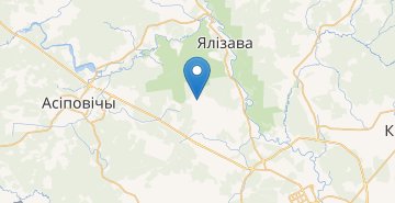 Mapa Zaelnik, Osipovichskiy r-n MOGILEVSKAYA OBL.