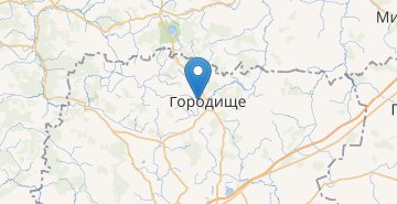 Map Kiseli, Baranovichskiy r-n BRESTSKAYA OBL.