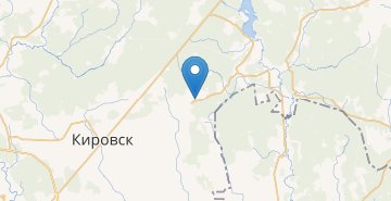 Map Zabudyanskie hutora, Kirovskiy r-n MOGILEVSKAYA OBL.
