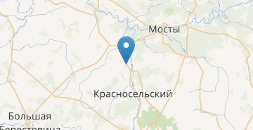 Карта Лозы, поворот, Волковысский р-н ГРОДНЕНСКАЯ ОБЛ.