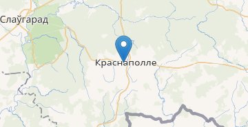 Map Krasnopole, Krasnopolskiy r-n MOGILEVSKAYA OBL.