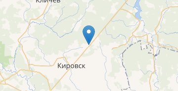 Map Borovica, Kirovskiy r-n MOGILEVSKAYA OBL.