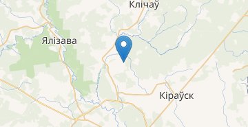 地图 Poselok, Klichevskiy r-n MOGILEVSKAYA OBL.