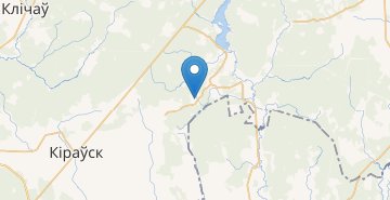 Mapa CHerebomir, Kirovskiy r-n MOGILEVSKAYA OBL.
