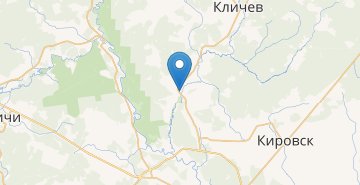 Карта Заполье, Кличевский р-н МОГИЛЕВСКАЯ ОБЛ.