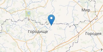 地图 Tracevichi, Baranovichskiy r-n BRESTSKAYA OBL.