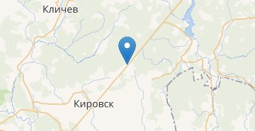 Map Novyy gorodok, Kirovskiy r-n MOGILEVSKAYA OBL.