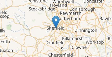 地图 Sheffield