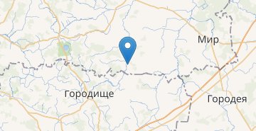 地图 Krasnoe, Korelichskiy r-n GRODNENSKAYA OBL.