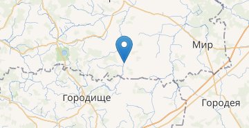 地图 Cirin, Korelichskiy r-n GRODNENSKAYA OBL.