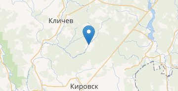 Map Gorodec, Kirovskiy r-n MOGILEVSKAYA OBL.