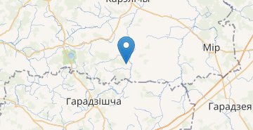 Mapa Babonevka, Korelichskiy r-n GRODNENSKAYA OBL.
