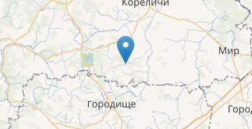 地图 Voroncha, Korelichskiy r-n GRODNENSKAYA OBL.