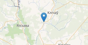 Map YAkimovo, Klichevskiy r-n MOGILEVSKAYA OBL.