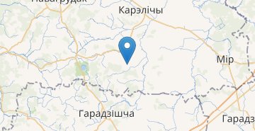 Mapa Dorogovo, Korelichskiy r-n GRODNENSKAYA OBL.