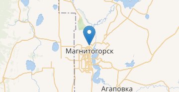 Мапа Магнітогорськ