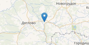 地图 Novoelnya, Dyatlovskiy r-n GRODNENSKAYA OBL.