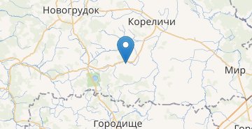 Карта Райцы, Кореличский р-н ГРОДНЕНСКАЯ ОБЛ.