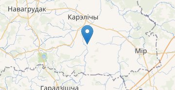 Map Ostashin, Korelichskiy r-n GRODNENSKAYA OBL.