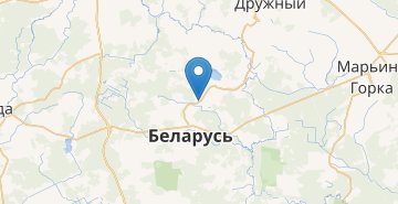 Mapa Kovalevichi, Puhovichskiy r-n MINSKAYA OBL.