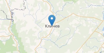 Карта Кличев (Кличевский р-н)