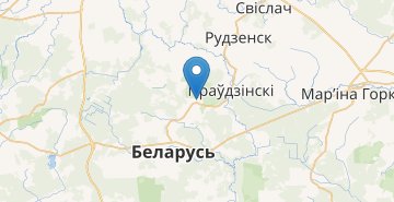 Mapa Sergeevichi-1, Puhovichskiy r-n MINSKAYA OBL.