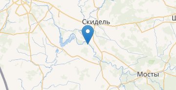 Map Meshetniki, Mostovskiy r-n GRODNENSKAYA OBL.