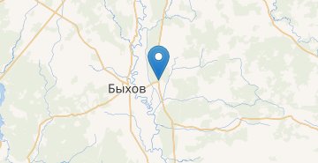 Map Voronino, Byhovskiy r-n MOGILEVSKAYA OBL.