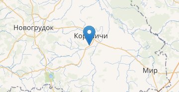 Map Poluzhe-2, Korelichskiy r-n GRODNENSKAYA OBL.